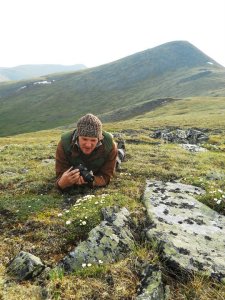 Photographing some of the amazing vegetation in Alaska
